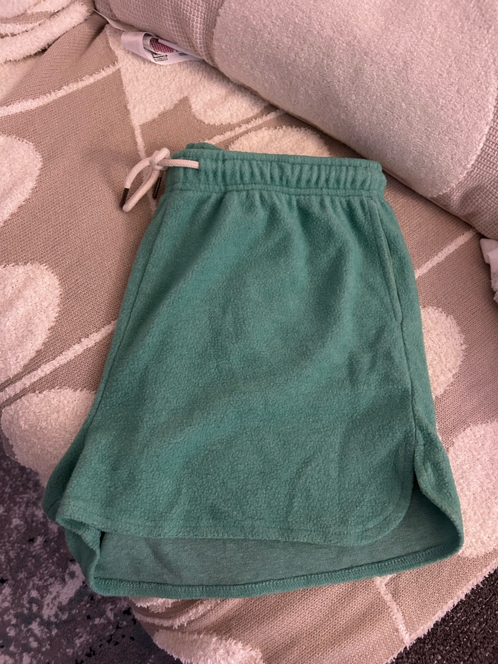 Double Zero Green Drawstring Fleece Joggers